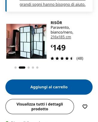 Paravento IKEA