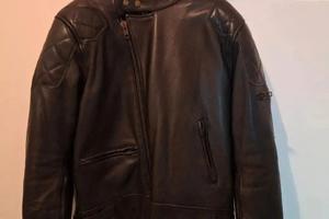 giacca da moto in pelle