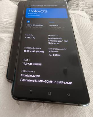 Oppo find X3 pro batteria nuova 