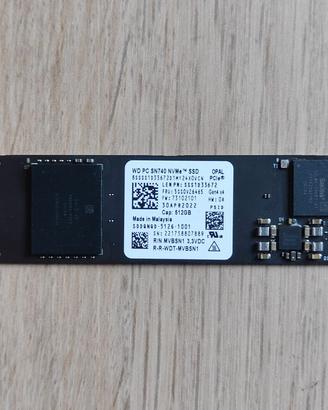 WD SN740 512GB NVMe Gen4 perfetto, compatibile PS5