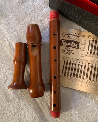 Flauto dolce Herwiga in legno 47 cm