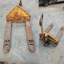 Transpallet 2000 kg forche larghe