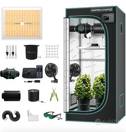 Kit Aero 70x70 Mars Hydro TS1000 + CANNA Completo