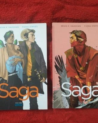 Saga (Brian K. Vaughan, Fiona Staples) vol. 1 e 2