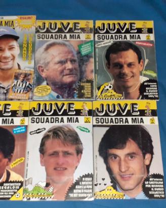 Lotto Juve squadra mia riviste fumetti Calcio 1990