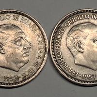 5 pesetas 1957