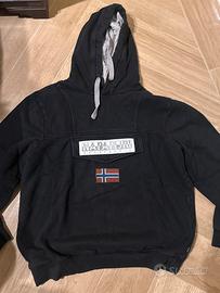 Felpa napapijri tasca interna felpata ed invernale