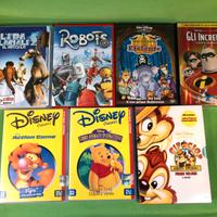 Set 10 DVD e CD Rom Cartoni animati e giochi