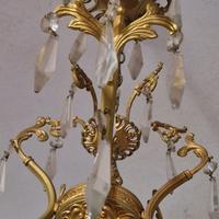 LEGGERISSIMO IN OTTONE LAMPADARIO VENEZIANO