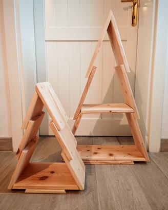 albero di Natale in legno 