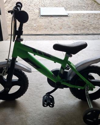 bicicletta bimbo con rotelle 