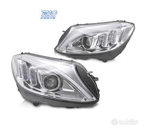 FARI PER MERCEDES CLASSE C W205 14-18 LED FONDO CR
