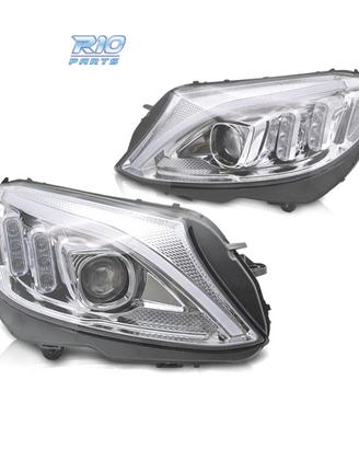 FARI PER MERCEDES CLASSE C W205 14-18 LED FONDO CR