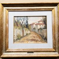 Dipinto pittore Renzo Paoletti olio su tavola