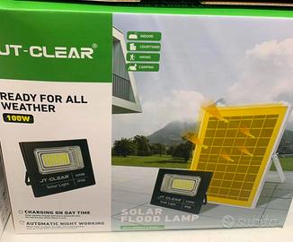 faro solare con pannello 100W 