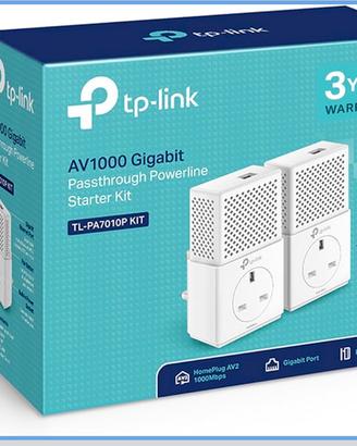 Wifi extender coppia TP Link TL-PA7010P 1000Mbps