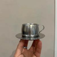 Tazzina vintage Acciaio 18/10 minimal anni '90.