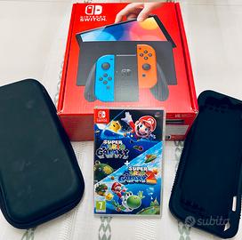 Nintendo Switch OLED Perfetta +256gb + Acc + Gioco