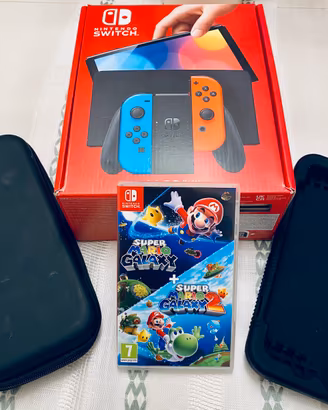 Nintendo Switch OLED Perfetta +256gb + Acc + Gioco
