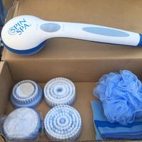 Spin spa spazzola rotante per doccia