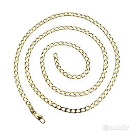 Collana da uomo, realizzata in oro giallo 18 kt