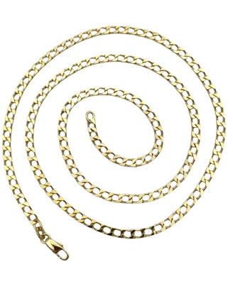 Collana da uomo, realizzata in oro giallo 18 kt
