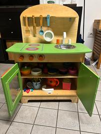 Cucina in legno da bambino