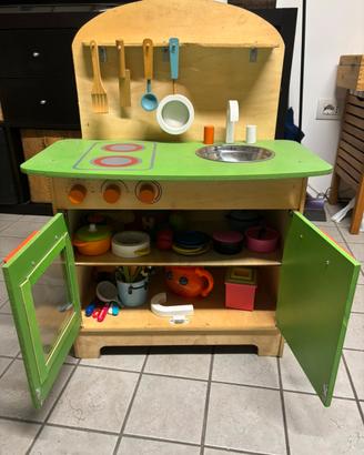 Cucina in legno da bambino
