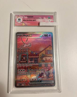Pokemon Mew PRomo 151 graad 10 ITA