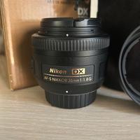 Nikon NIKKOR AF-S DX 35mm F/1,8G Obiettivo