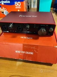 Scarlett 4i4 3rd gen NON FUNZIONANTE