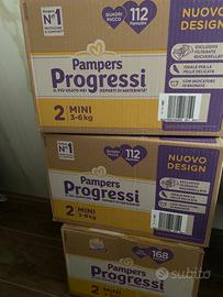 Pannolini pampers progressi taglia 2