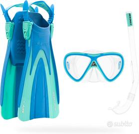 Set Maschera Snorkel Cressi Bambini S-M