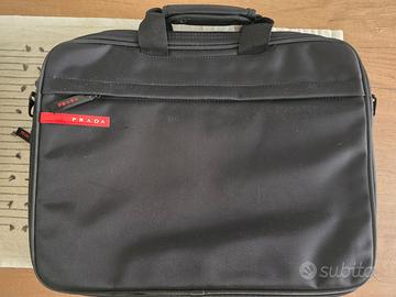 Borsa con tracolla e porta notebook con tracolla