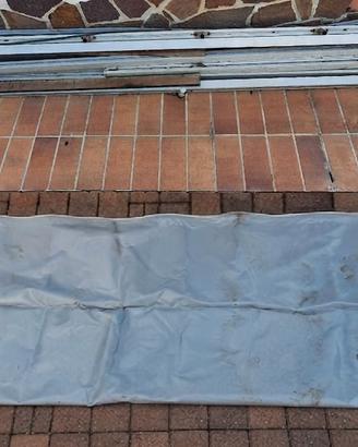 Struttura + 3 teli per copertura roulotte – 5×6 m