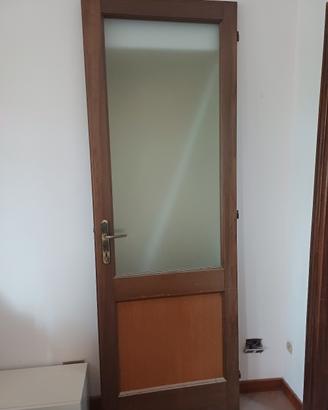 porta interna legno e vetro