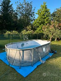 Piscina fuori terra Bestway Swimvista 488x305x107