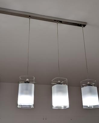 Lampadario a Sospensione Lineare a 4 Luci


