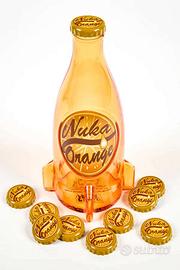 Replica Fallout Nuka Cola Orange Glass + 10 tappi