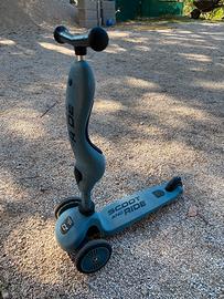 Monopattino scoot and ride evolutivo blu