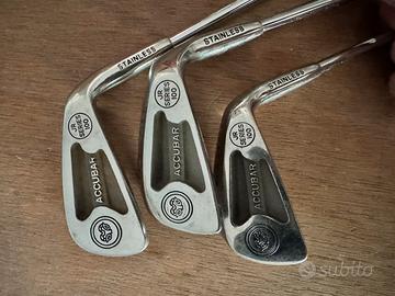 3 mazze da golf Accubar Stainless Jr Series 100