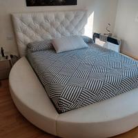 letto matrimoniale contenitore con struttura tonda