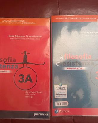 Libro La filosofia e l'esistenza 3A e 3B