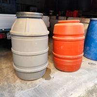 fusti/silos in plastica a bocca larga