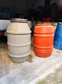 fusti/silos in plastica a bocca larga