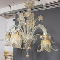 lampadario in vetro di murano 