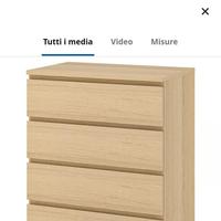 Cassettiera IKEA modello MALM
