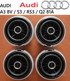 BOCCHETTE ARIA CRUSCOTTO AUDI A3 8V S3 RS3 Q2 81A