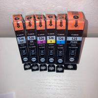Serie Cartucce Stampanti CANON 525/526 Originali