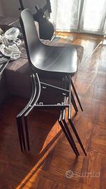  4 sedie nuove per interno o esterno 